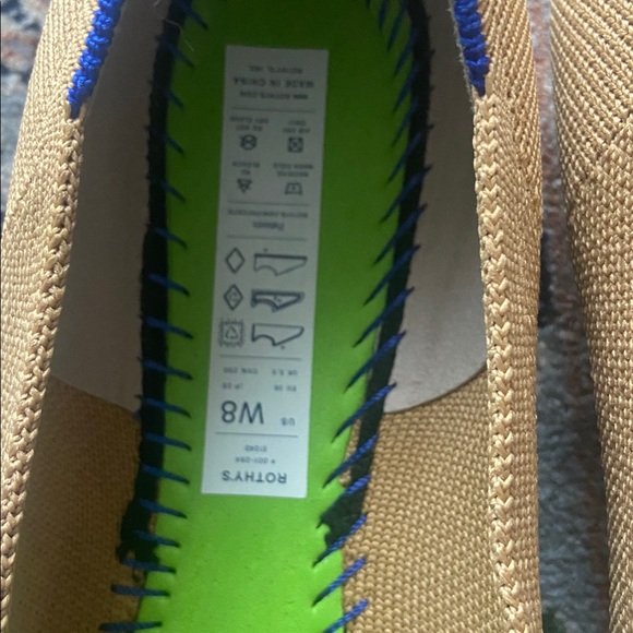 Rothy's Camel Captoe Flats Round Toe Size 8 - Picture 6 of 11